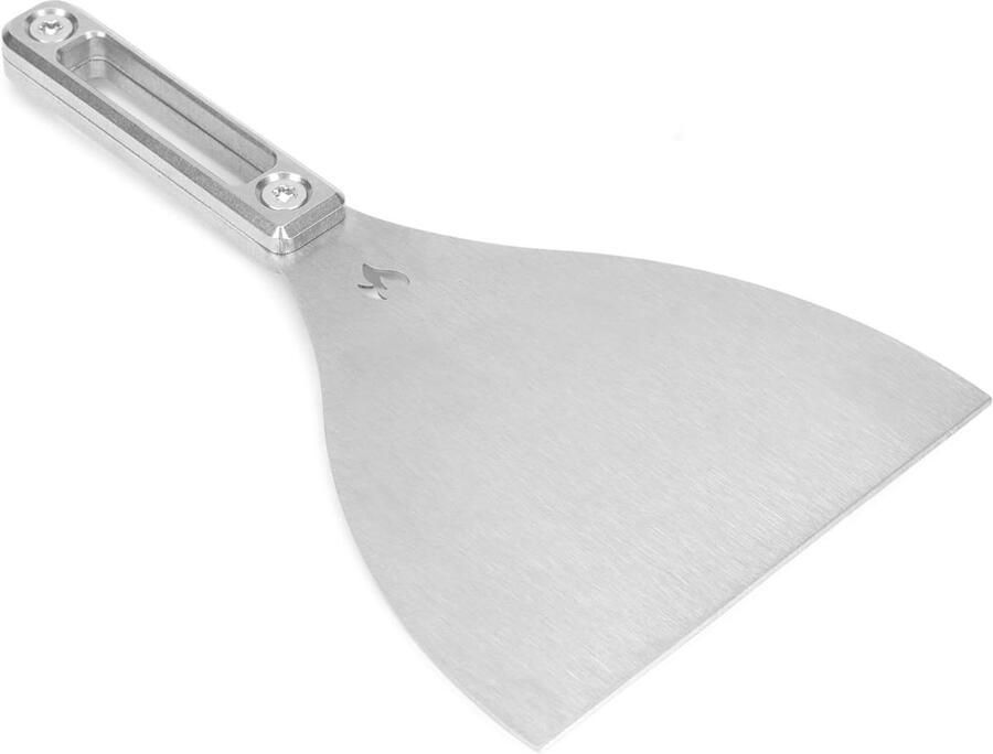 Grill Spatel Plancha Spatel Barbecue Gereedschap Flexibel Verenstaal 215 x 125 cm Zilver