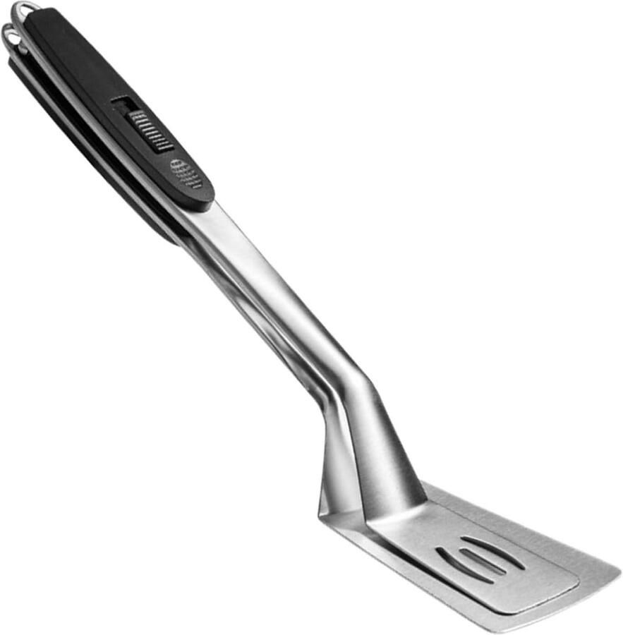 Grill Tang Keukengereedschap Metaal Voedsel Bereiden 2-in-1 Spatel Design 325 cm Willekeurig