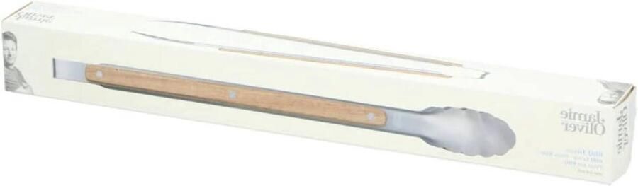 Grill tang Keukentang BBQ Eten bereiden Roestvrij staal 45 cm Zilver