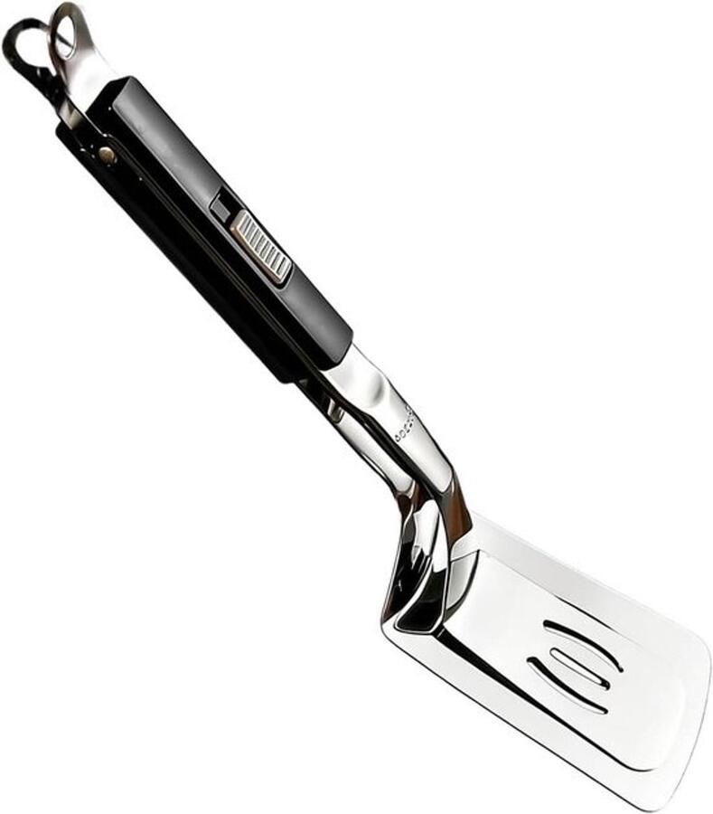 Grill tang Spatel tang Koken en grillen Roestvrij staal 29 cm Zwart
