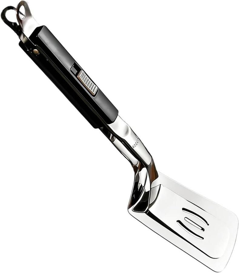 Grill tang Spatel tang Koken en grillen Roestvrij staal 29 cm Zwart