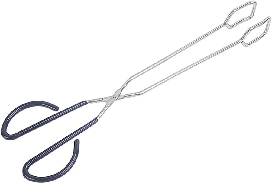 Grill Tangen Keukentang Klem Koken en Barbecueën Roestvrij Staal 41 cm Zilverkleurig