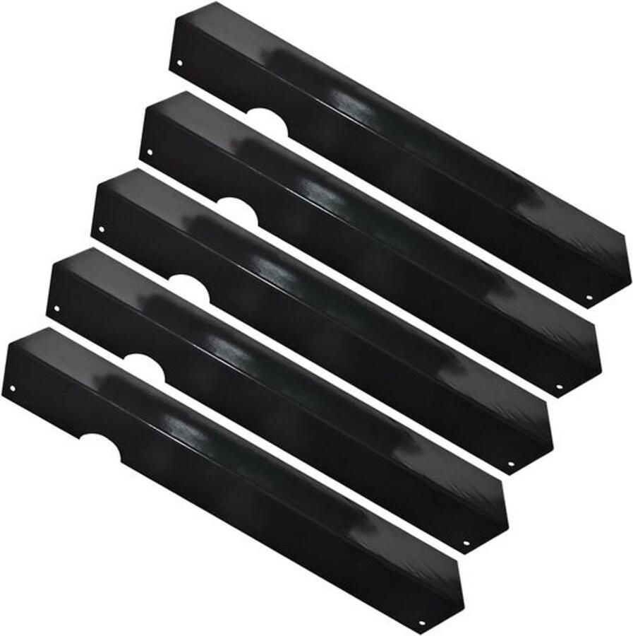 Barbecue Warmteplaten Grill Onderdelen Gelijkmatige Hitte Roestvrij Staal 40 x 5 cm Zilver