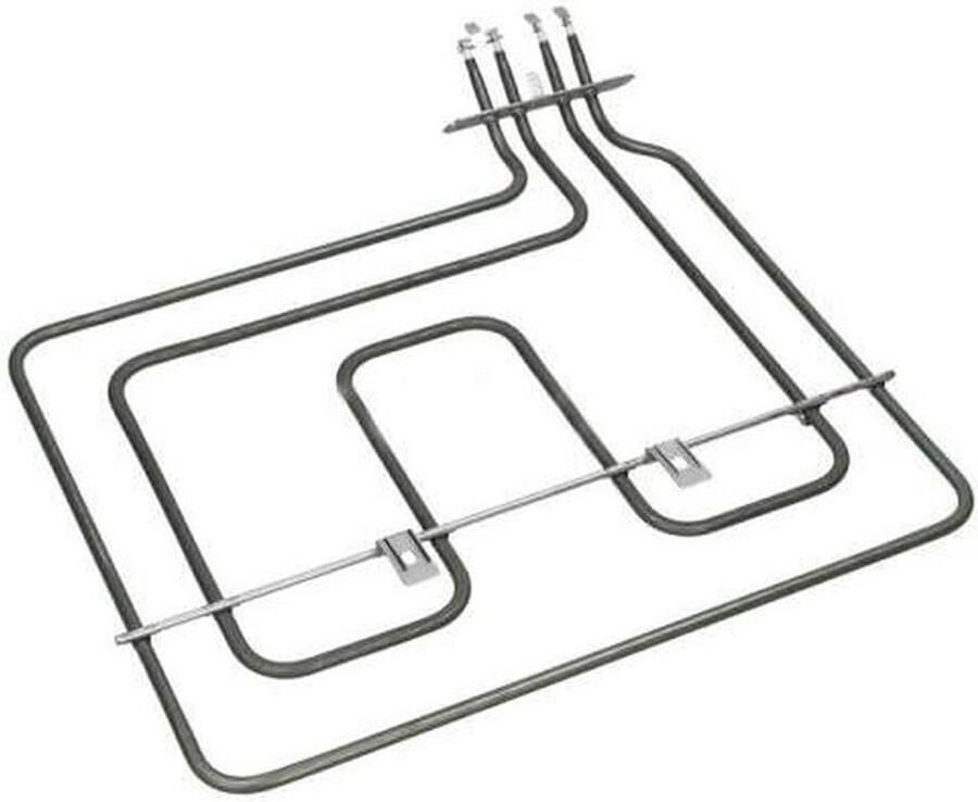 Grill Verwarmingselement Ovenonderdeel Oven Reparatie 2200 Watt Vermogen 325x335mm Zilver
