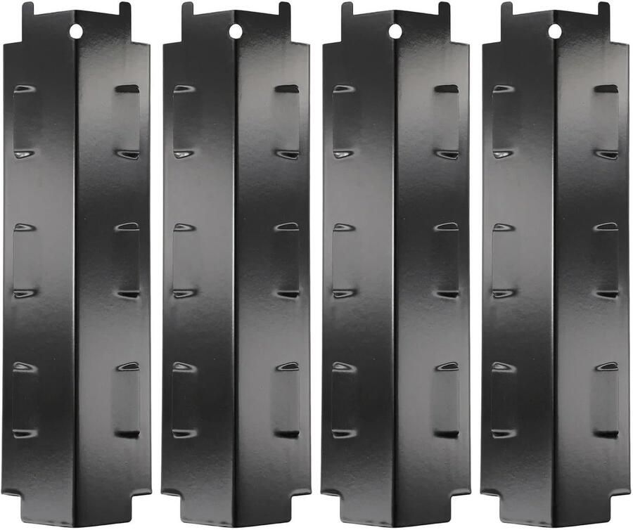 Grill Verwarmingsplaten BBQ Platen Buiten Koken Gelijkmatige Warmte 4 Stuks Zwart