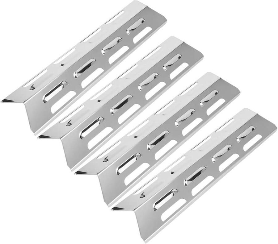 Grill Verwarmingsplaten Branderafdekkingen Grill Reparatie Roestvrij Staal 304 41 x 10 x 5 cm Zilver