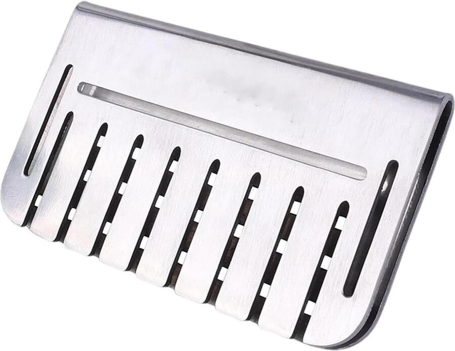 Grill Vet Stopper Bakplaat Accessoire Koken Buiten Roestvrij Staal 13.7 cm Lengte Zilverkleurig