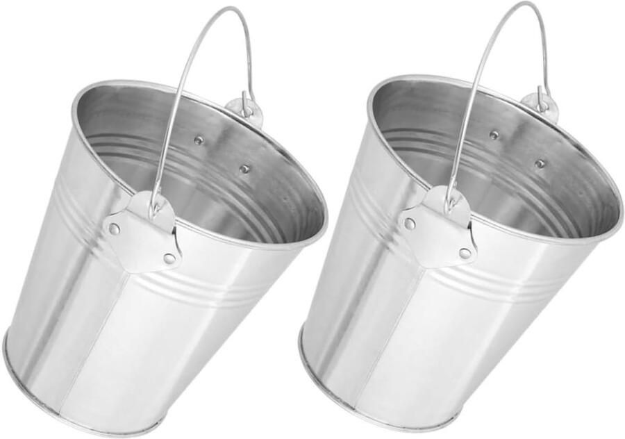 Grill Vetopvanger Olie Lekbak Buiten Koken Herbruikbare Emmer 15 x 14 x 14 cm Zilver