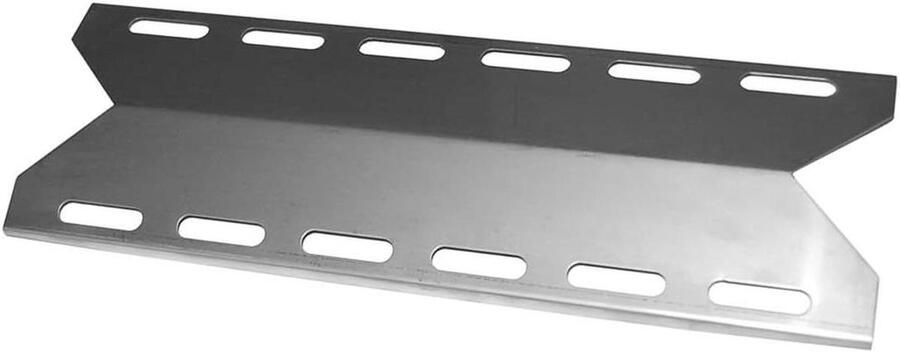 Grill Warmteplaat Roestvrij Staal Barbecue Onderhoud Directe Vervanging 44 x 14 cm Metaal