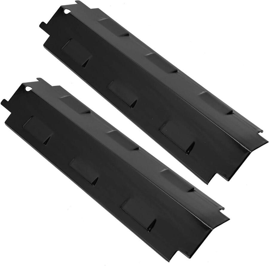 Grill Warmteplaten BBQ Onderdelen Barbecue Onderhoud Roestvrij Staal 37 x 11 cm Zwart - Foto 1