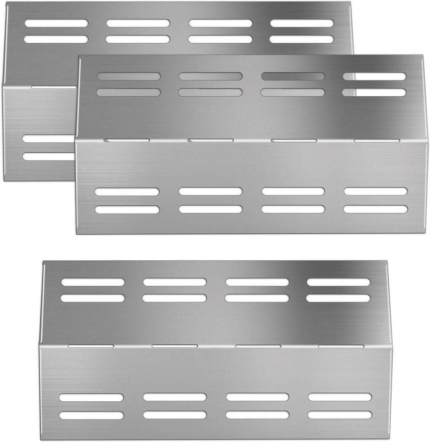 Grill Warmteplaten BBQ Onderdelen Barbecue Reparatie Roestvrij Staal 15 x 7-13 16
