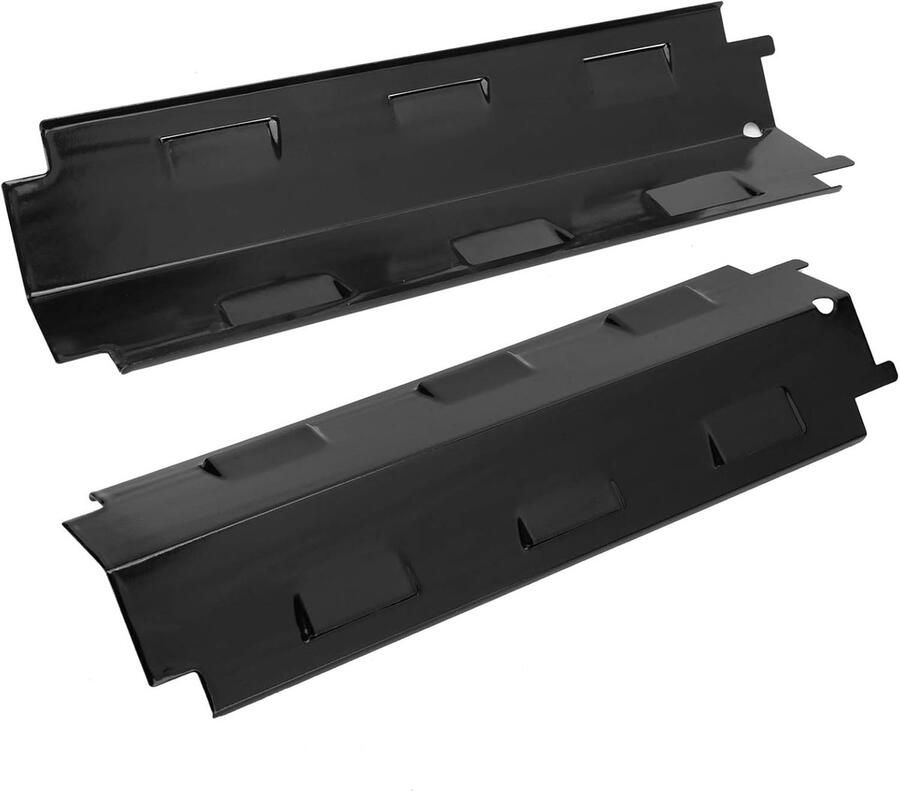 Grill Warmteplaten BBQ Onderdelen Buiten Koken Roestvrij Staal 371x108mm Zwart