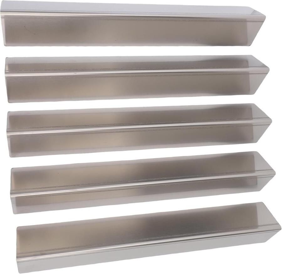 Grill Warmteplaten Vervangende Onderdelen Barbecueën Buiten Roestvrij Staal 5 Stuks 38.8cm Zilverkleurig