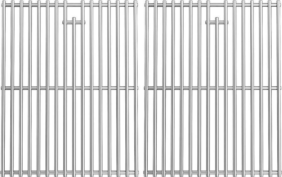 Grill Warmteplaten Vlamdempers Schild Barbecue Onderhoud Heavy Duty Staal 3 Stuks Zwart