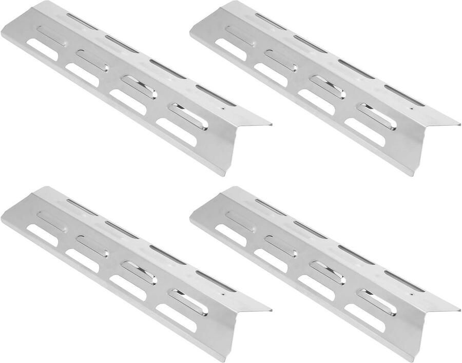 Grill Warmtetenten Warmtedeflector Plaat Gelijkmatige Warmteverdeling Roestvrijstaal Duurzaam 41x10x4 CM