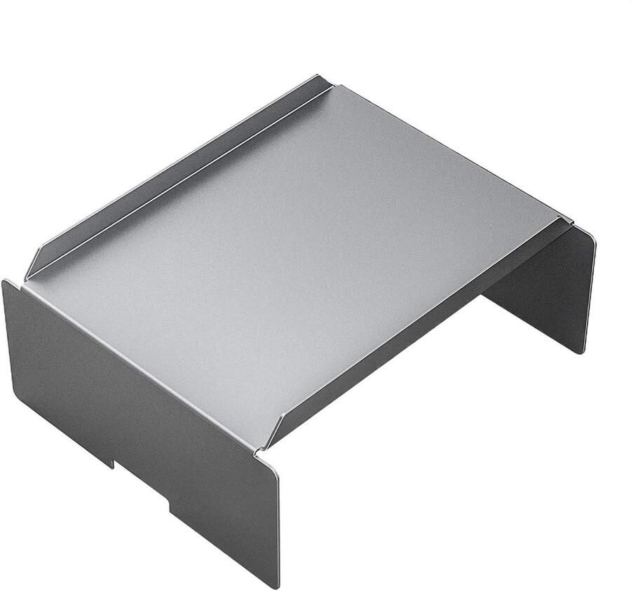 Warmteverspreider Grill Hitteschild RVS Gelijkmatig Grillen Heavy-duty Roestvrij Staal 13x11x5 Inch Zilverkleurig - Foto 2