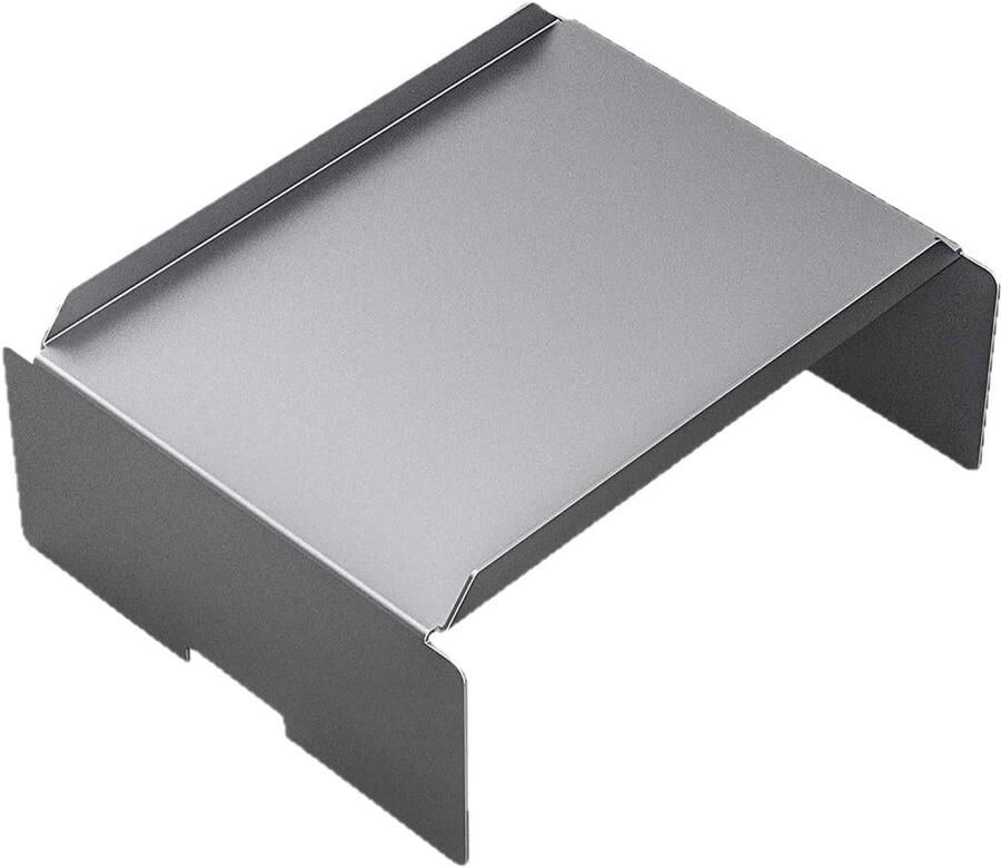 Grill Warmteverdeler Warmtebord Diffuser Gelijkmatig Grillen Roestvrij Staal 30 x 35 cm Zilverkleurig