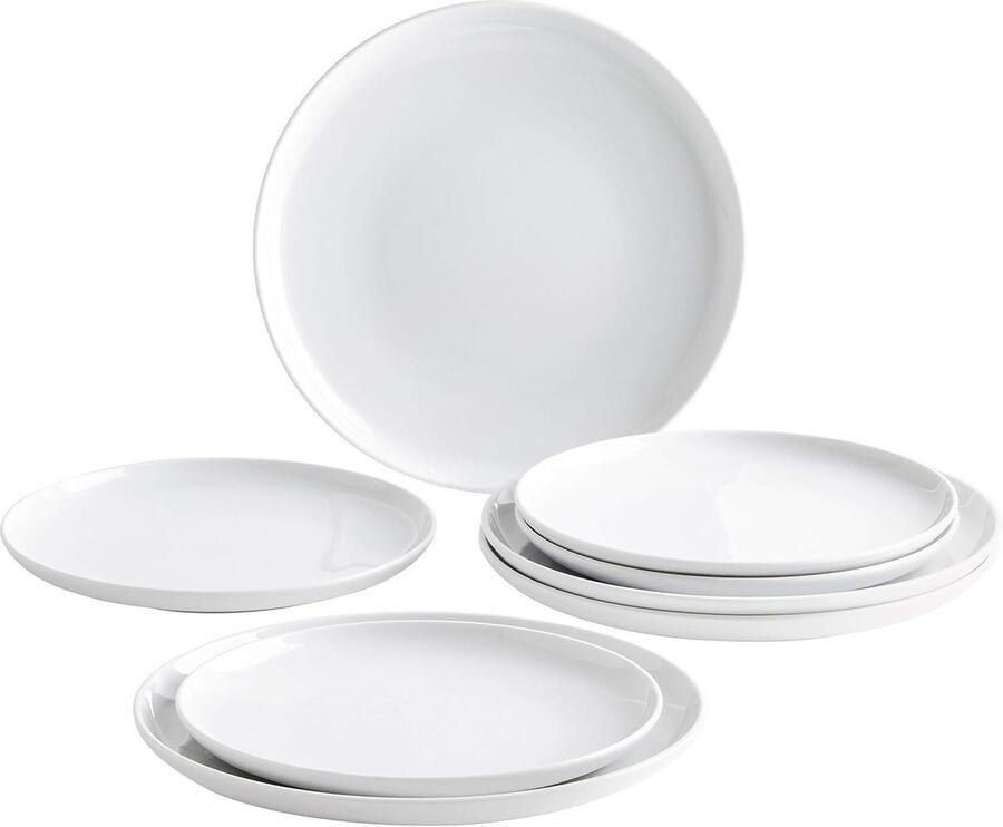 Grillborden Set Buiten Eten B Makes Maaltijden Buiten Vaatwasser Oven Magnetronbestendig 8 Stuks Wit