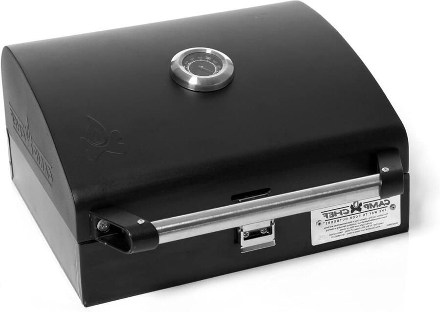 Grillbox Barbecue Grillplaat Buiten Koken Gietijzeren Rooster 40 x 41 cm Zwart