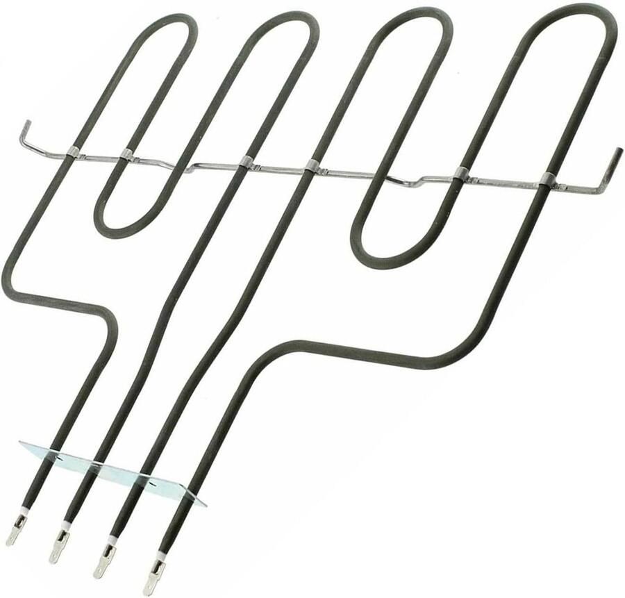 Grillelement Oven Ovenonderdeel Vervangend element Oven Reparatie Dubbel Grillelement 375mm Breed Roestvrij staal