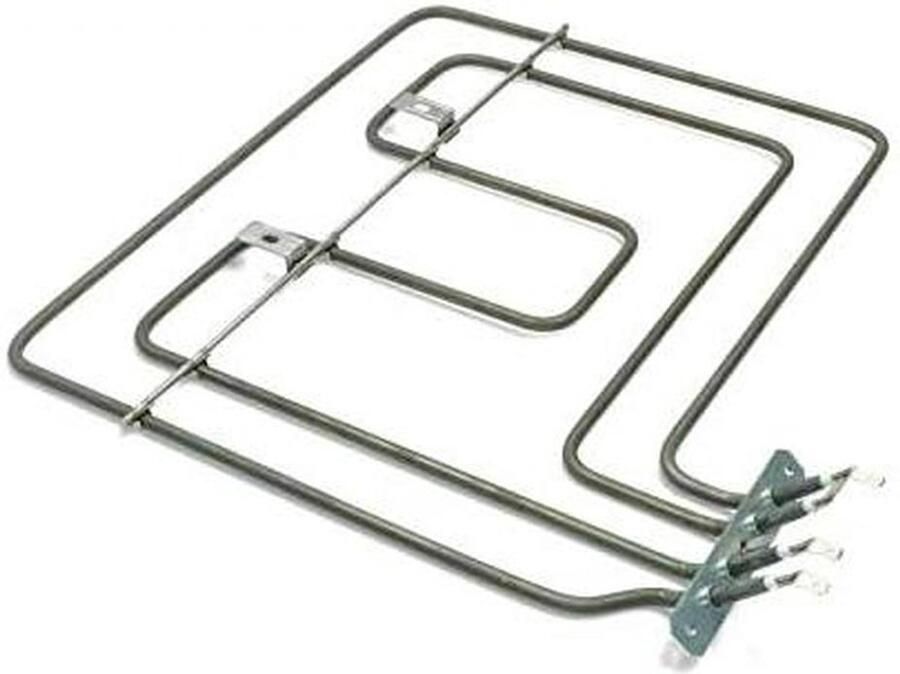 Grillelement Oven Ovenonderdeel Vervanging Bakken en Roosteren Gelijkmatige Warmte 25 x 25 x 3 cm Metaal