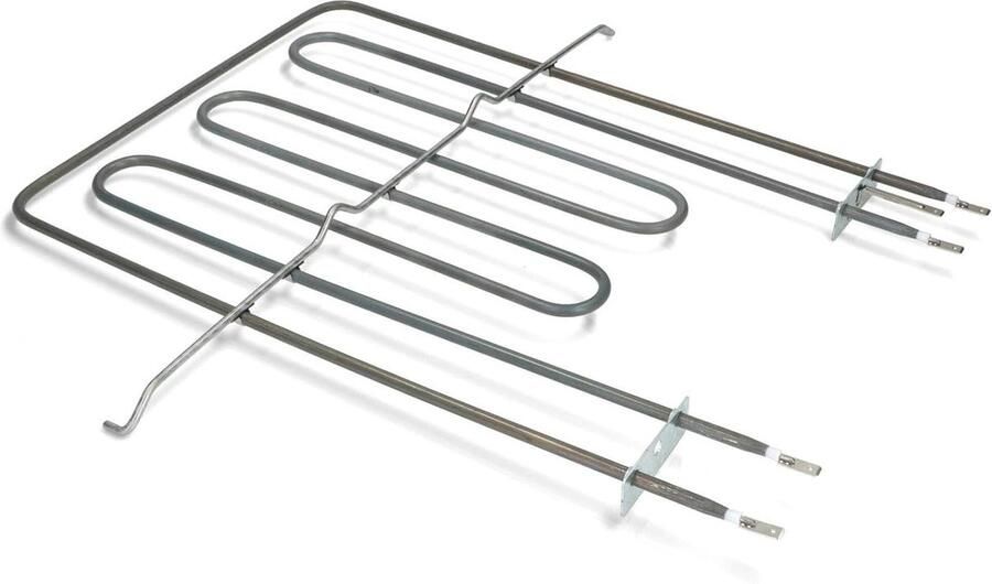 Grillelement Oven Ovenverwarmingselement Vervanging Bakken en Roosteren Gelijkmatige Warmte 25 x 25 x 3 cm Metaal