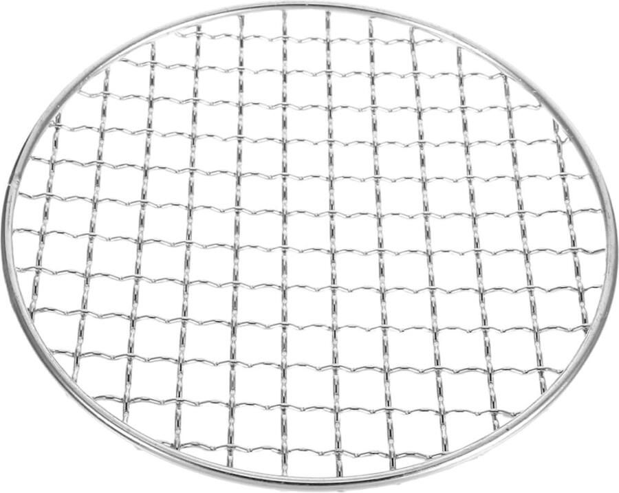 Grillgaas Mat Barbecue Gaas Buiten Koken Vaatwasserbestendig 15x15x0.5cm Zilver