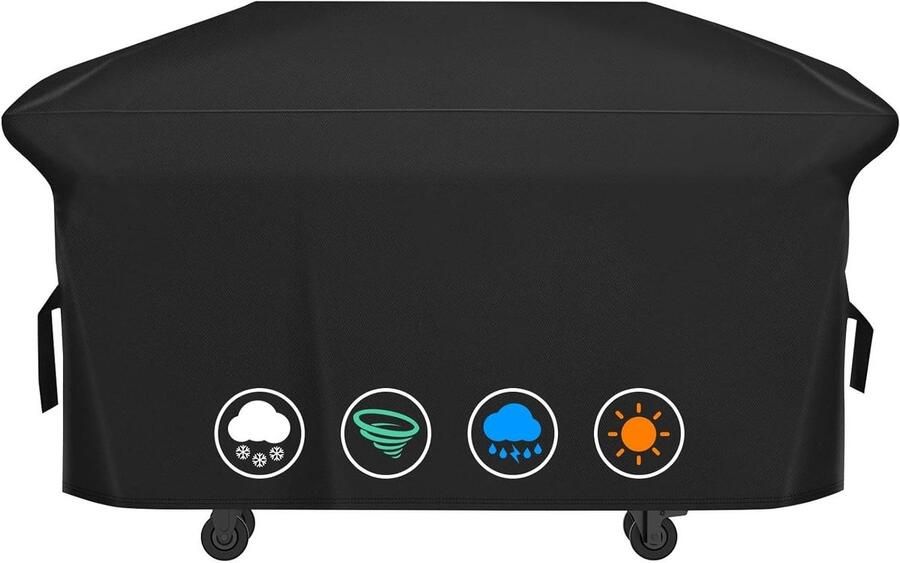 Grillhoes Bakplaat Plat Grillehoes Bescherming Buiten Waterdicht en Winddicht 36 Inch