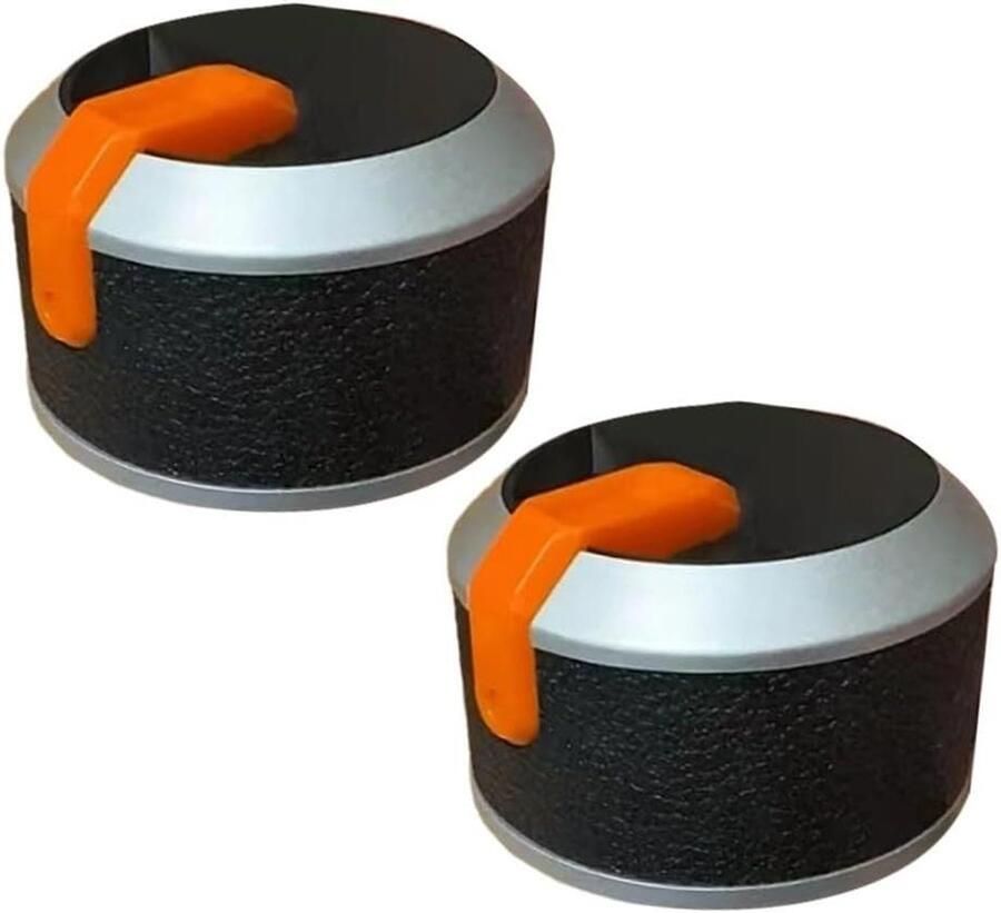 Grillknoppen 2-pack 58 mm branderbedieningsknop voor bakplaten soepele temperatuuraanpassing gereedschapsvrije installatie buiten koken (2 stuks) - Foto 1