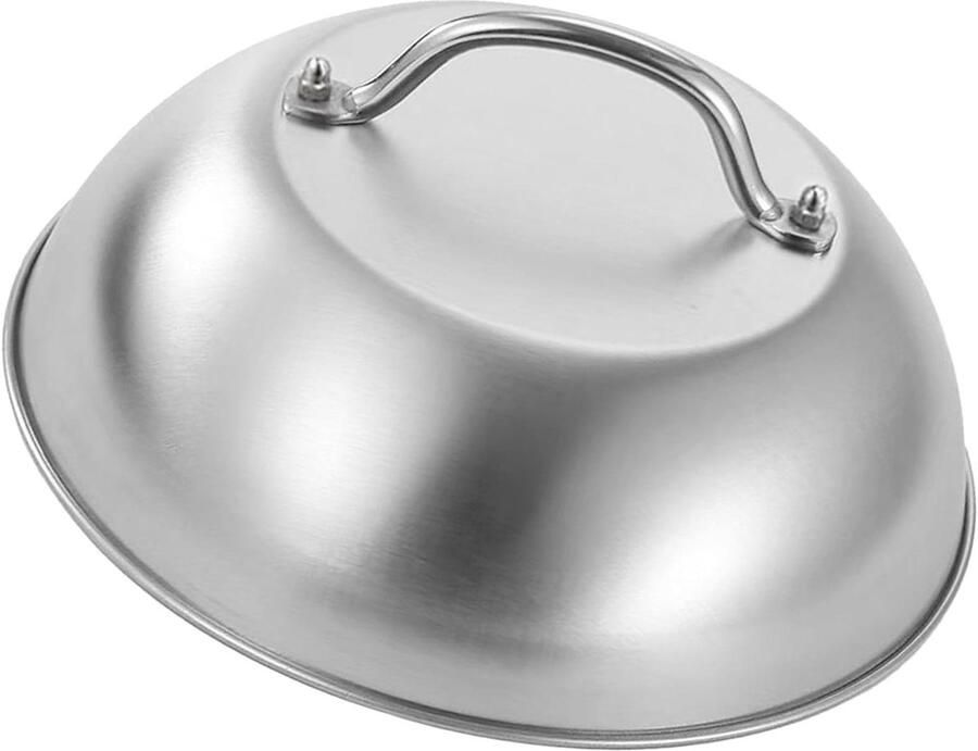 Grillkoepel Smeltkoepel Gelijkmatig Koken Naadloze Integratie 25.5 cm Zilver