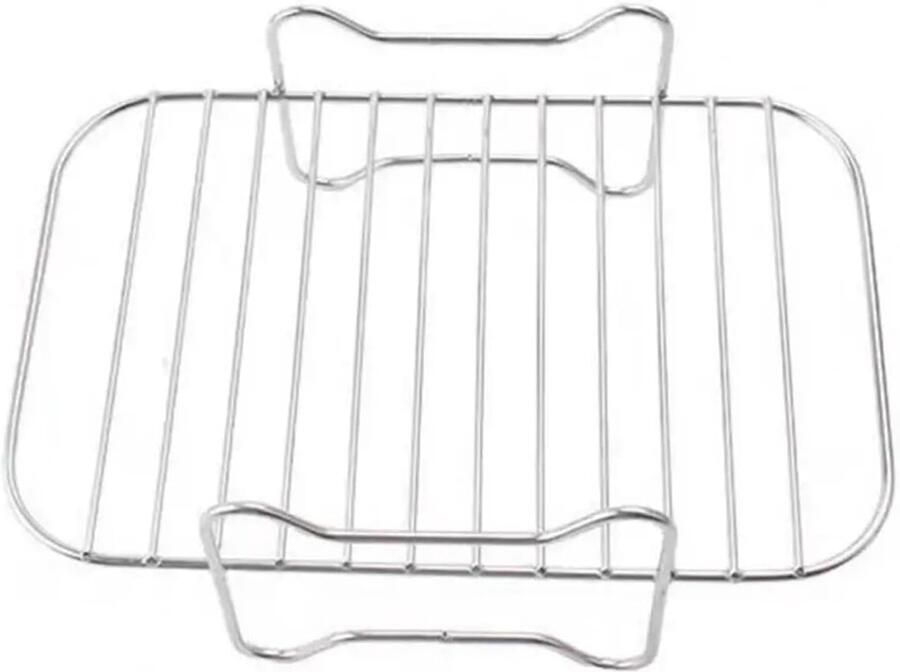 Grillmand Barbecue mand Buiten koken Dubbellaags ontwerp Niet gespecificeerd Zilver