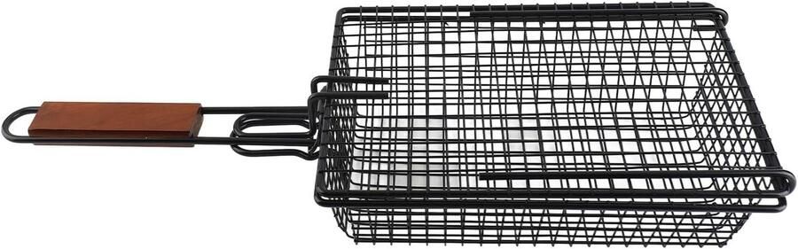 Grillmand BBQ mand Barbecue mand Buiten koken Anti-aanbaklaag 34 x 20 x 9 cm Veelkleurig