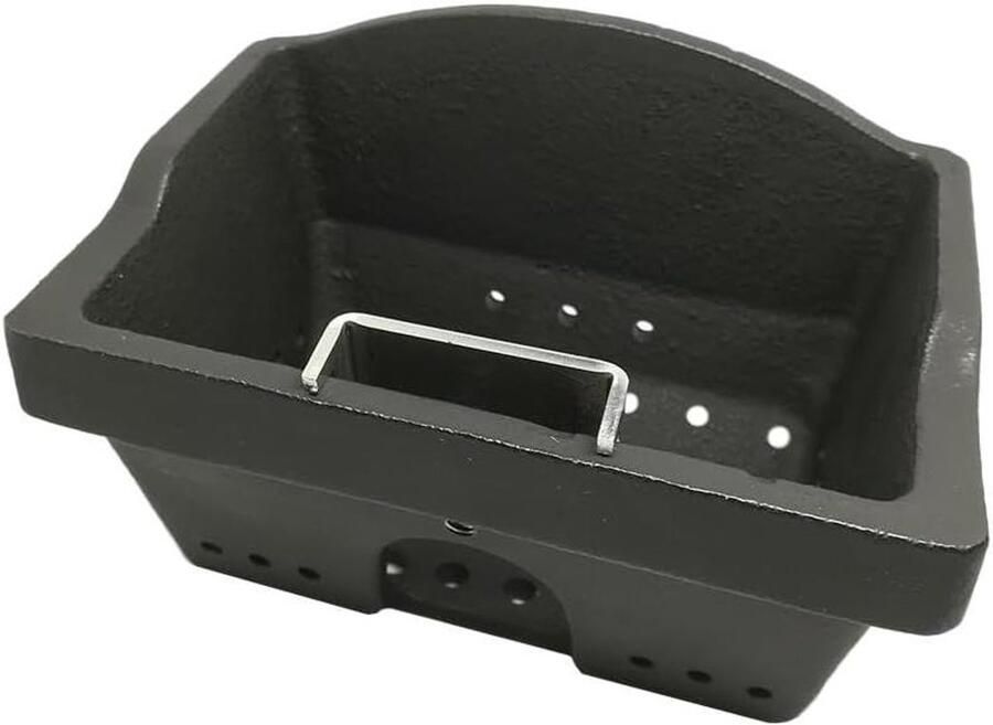Grillmand Gietijzer Vuurkorf Pelletkachel BBQ Accessoire Specifiek Ontwerp 73 x 115 x 97 cm Antraciet