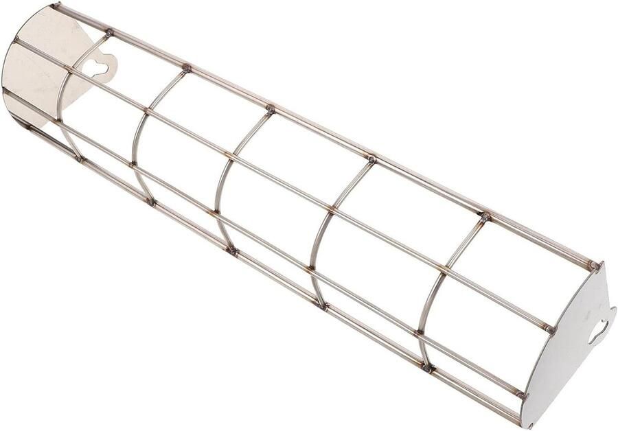 Grillmand Roestvrij Staal Braadrek Ovenmand Groenten Grillen Optimale Warmteverdeling 34 x 9 x 85 cm Zilver