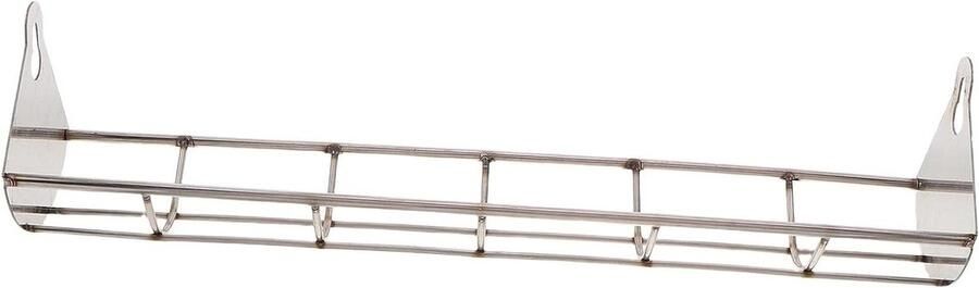 Grillmand Roestvrij Staal Ovenmand Groenten Gelijkmatig Grillen Hangend Design 355 cm Zilver