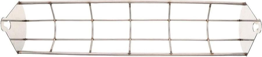 Grillmand Roestvrijstaal Draadrek Oven Groenten Roosteren Verbeterde Warmtecirculatie 34 cm Zilver