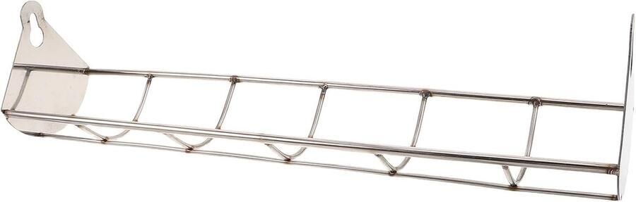 Grillmand Roestvrijstaal Kookmandje Oven Groenten Grillen Optimale Warmteverdeling 35.5 cm Lengte Zilver