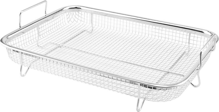 Grillmand RVS voor Groenten en Vlees 30x22x5 cm