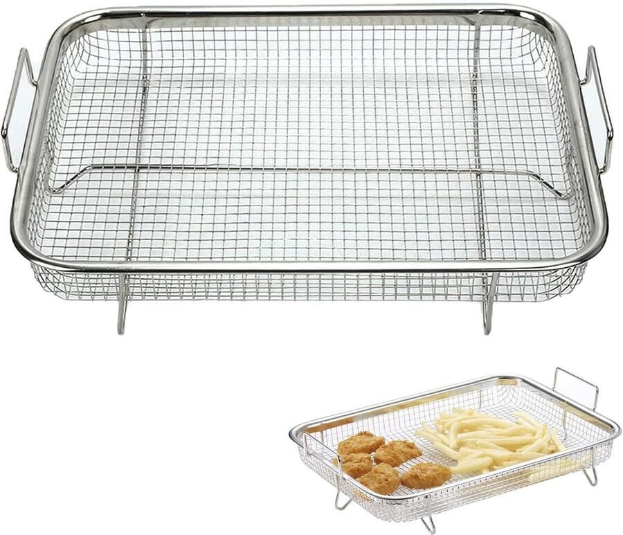 Grillmand voor barbecue oven en buitengebruik Perfect voor het grillen van groenten fruit en het bakken van koekjes - Foto 1