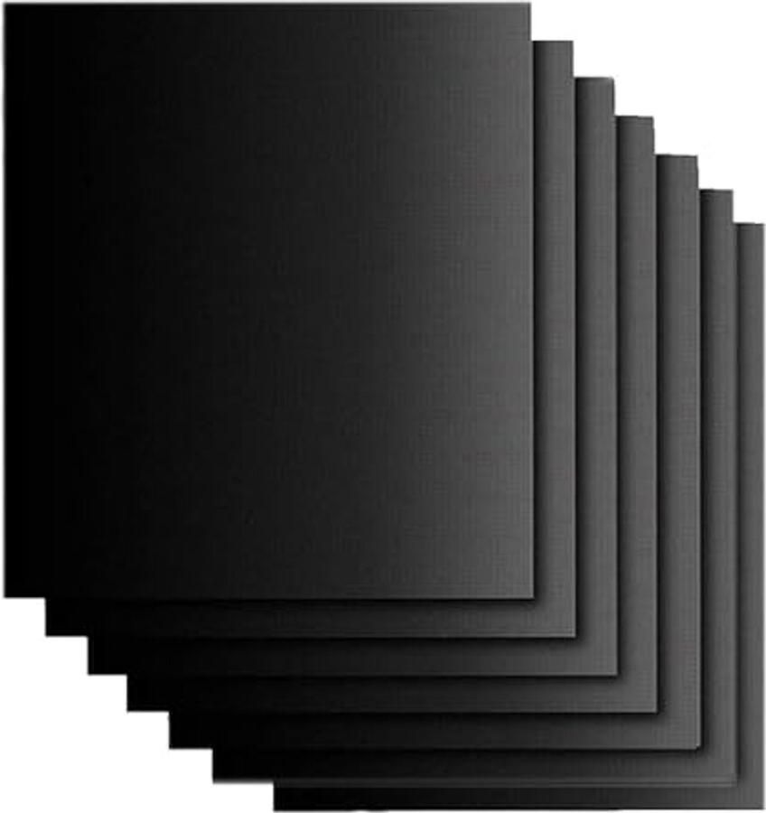 Grillmat 6-delig 40 x 33 cm herbruikbaar en anti-aanbak voor elektrische en gasgrill