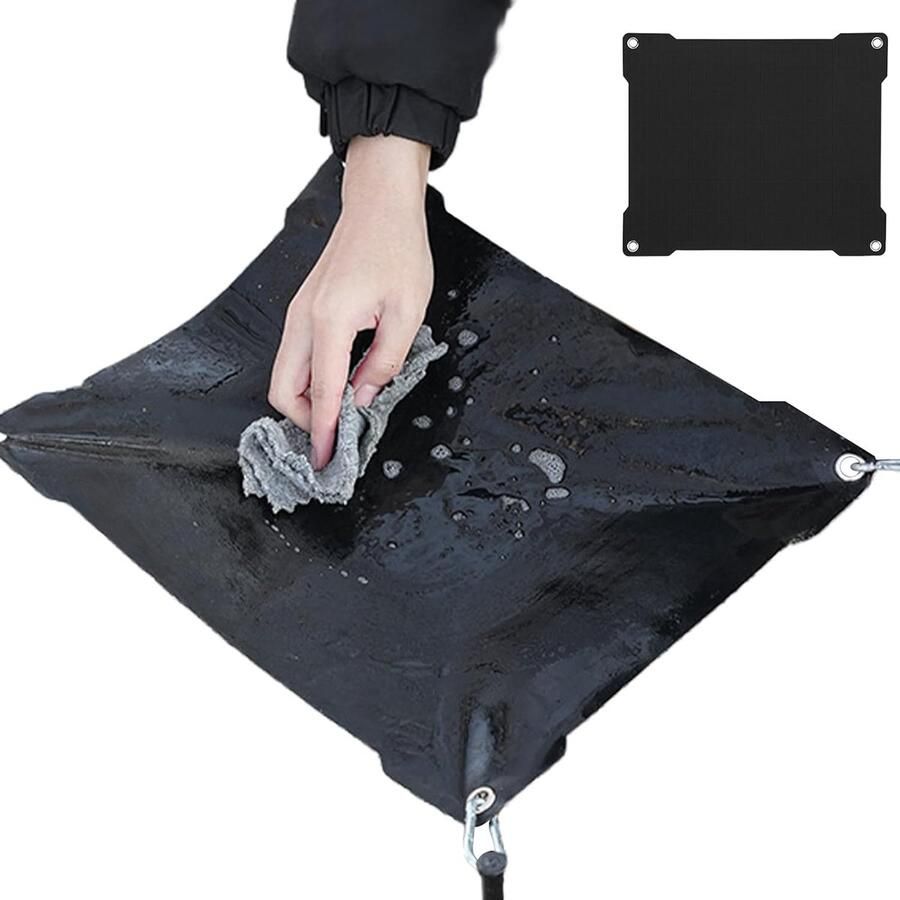 Grillmat Barbecue dekbeschermer Buiten koken Hittebestendig glasvezel 39x33cm