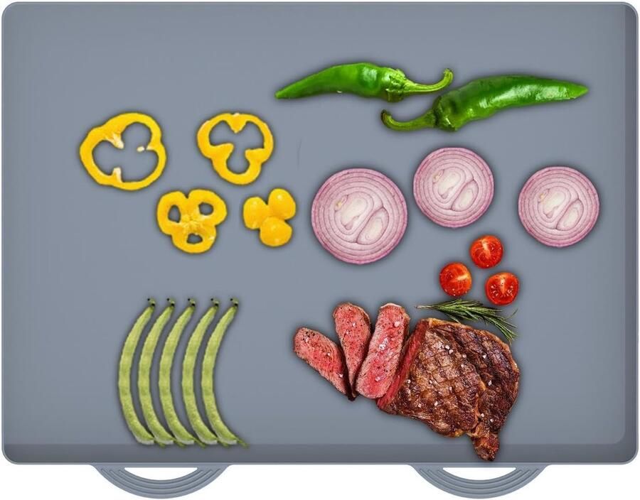 Grillmat Barbecue mat Buiten koken Herbruikbaar anti-aanbak Niet gespecificeerd Zwart