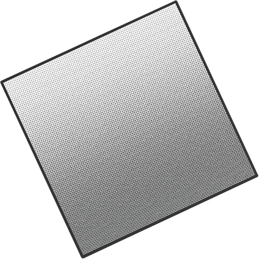 Grillmat BBQ beschermmat Buiten koken Hittebestendig materiaal 102 x 101 cm Zilver