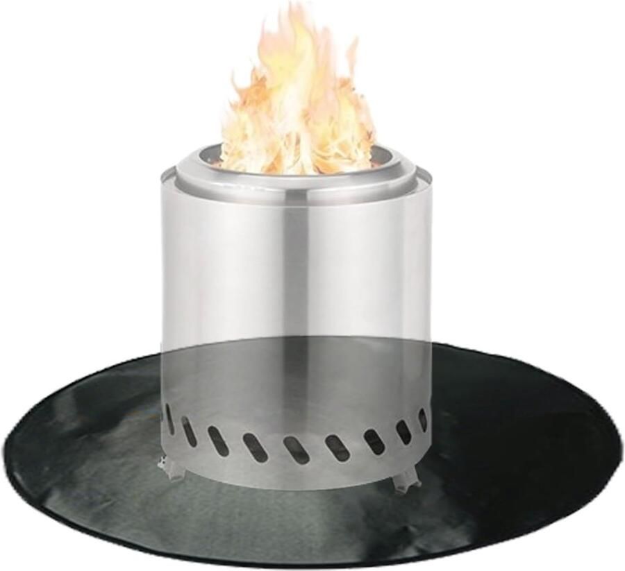 Grillmat BBQ Beschermmat Terras Beschermen Dubbelzijdige Siliconen 27 x 23 cm Zwart