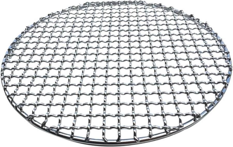 Grillmat BBQ Rooster Net Buiten Koken Gelijkmatige Warmte 38 cm Zilver