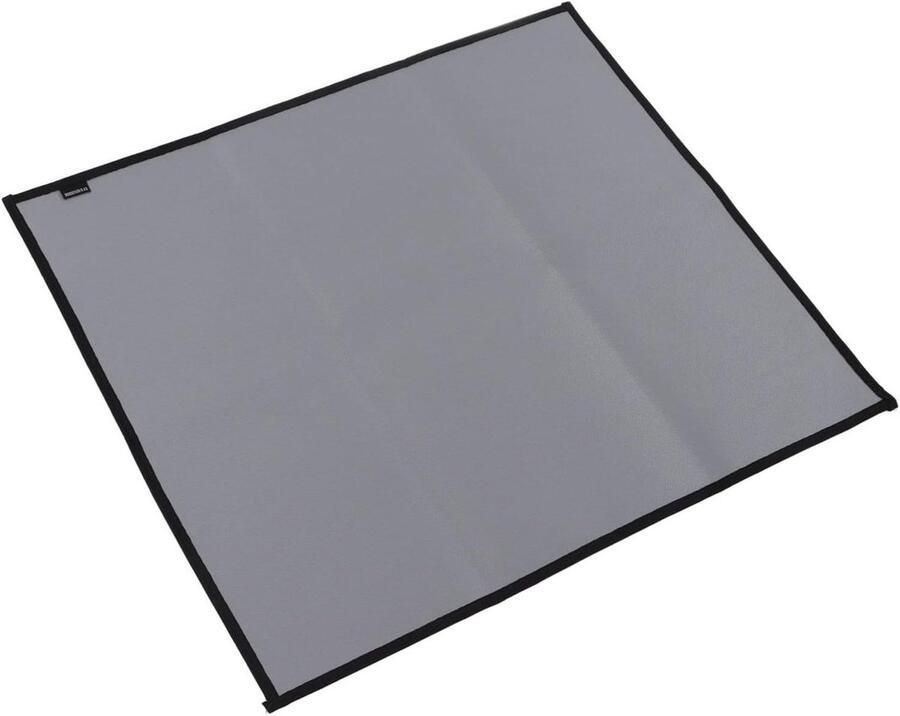 Grillmat Buiten Terrasmat Vuurvast Veilig Grillen Hittebestendig Siliconen 25x20 cm Zwart