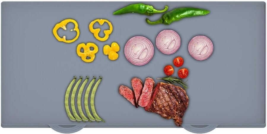 Grillmat Set Ovenmatten Barbecue Gemak Herbruikbaar Anti-aanbak Niet gespecificeerd Zwart