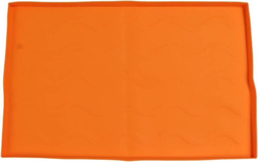 Grillmat Siliconen Bakplaat Afdekking Buiten Koken Hoge Temperatuur Bestendig 22 inch Oranje