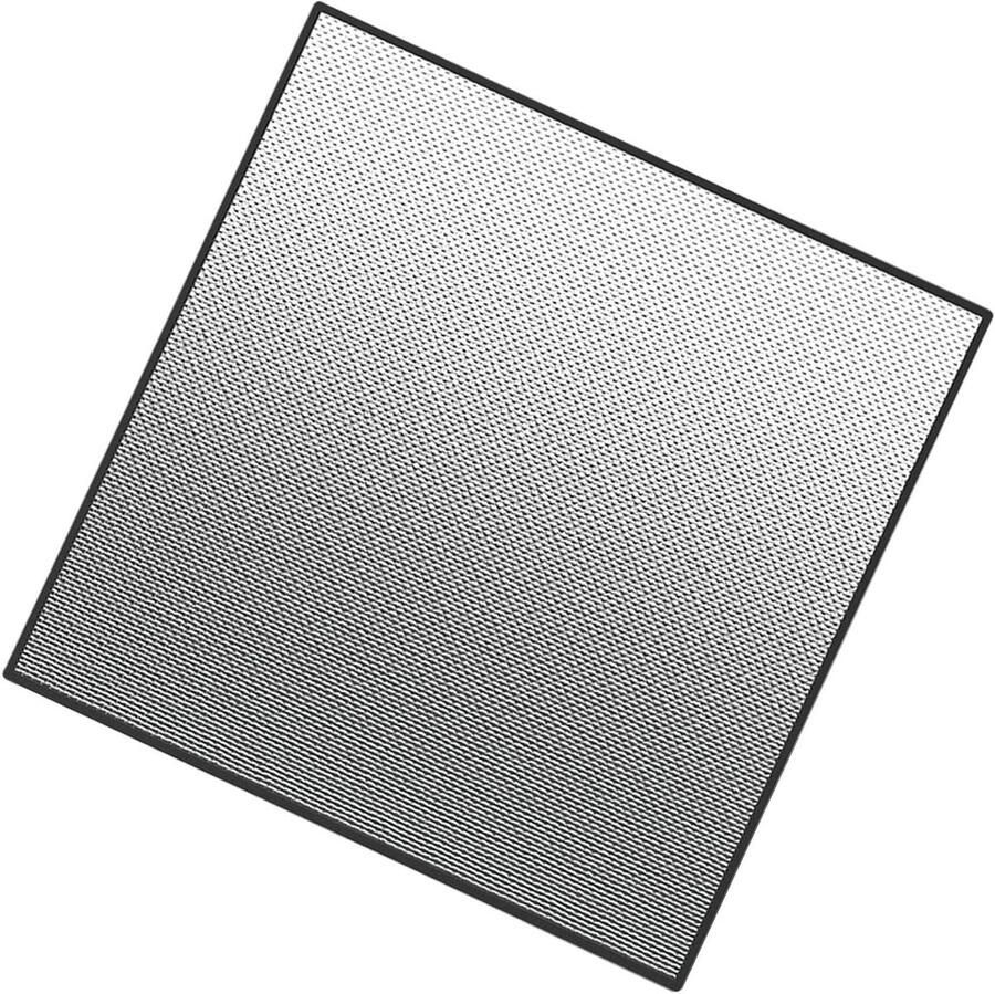 Grillmat Terras Beschermingsmat Vuur Veilig Grillen Hittebestendig Glasvezel 100 x 100 cm Zilver