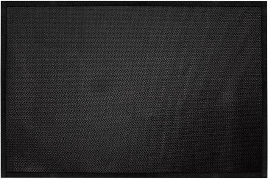 Grillmat Terras Onderlegger Vuurvast Terras Beschermen Hittebestendig Materiaal 76 x 122 cm Zwart